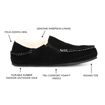 Territory Solace Genuine Sheepskin Fold-down Heel Moccasin Slipper - Image 7