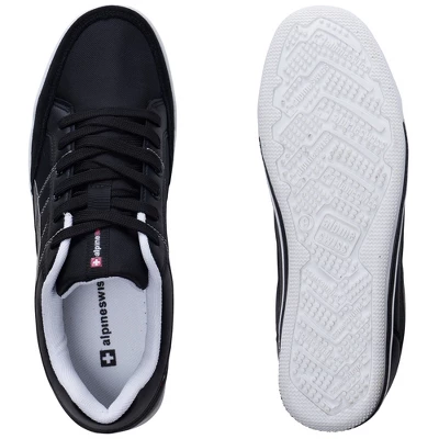 Alpine Swiss Mens Stefan Suede Trim Retro Fashion Sneakers - Image 4