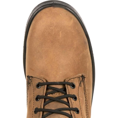 Lehigh Safety Shoes Men's Brown Steel Toe Work Boot, Size 9(Wide) - Image 5