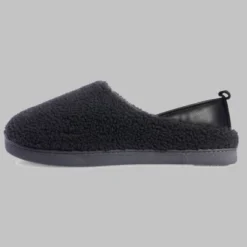 Isotoner Men's Garrett Berber Closed Back Slippers