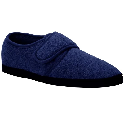 KingSize Men's Wide Width Adjustable Fleece Slippers - Image 4