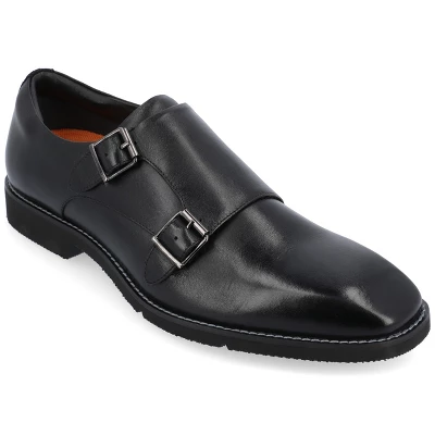 Thomas & Vine Artemis Chisel Toe Double Monk Strap - Image 8