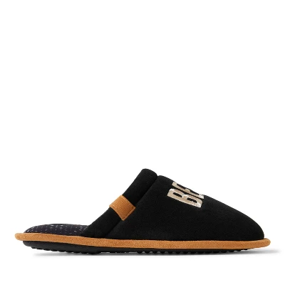 Dearfoams Men's Tanner Microsuede Father's Day Dad Scuff Slippers - Image 2