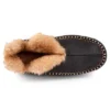 RockDove Men's Camelback Faux Wool Lined Bootie Slipper.
