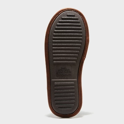 Dluxe By Dearfoams Men's Damien Scuff Slippers - Brown - Image 3