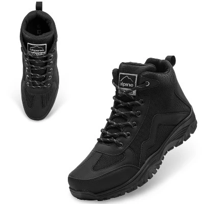 Alpine Swiss Brent Mens Hiking Boots Comfortable Mid Ankle Outdoor Walking Shoes - Image 6