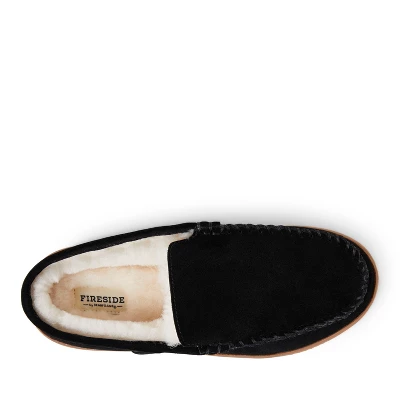 Fireside By Dearfoams Men's Gold Coast Genuine Shearling Mule Slip On Slippers - Image 4