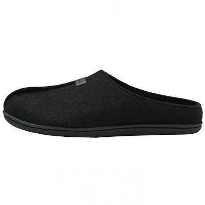 Alpine Swiss Bruce Mens Felt Faux Wool Clog Slippers Comfortable Slip On House Shoes - Image 4