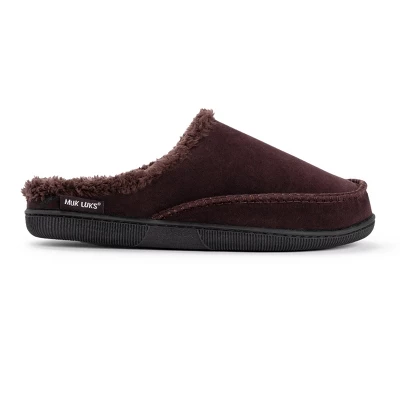 MUK LUKS Men's Faux Suede Clog Slippers - Image 7