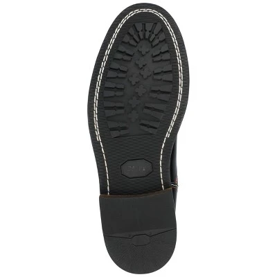 TAFT 365 Men's Model 007 Rugged Lace-up Boot In Black/Cherry - Image 4