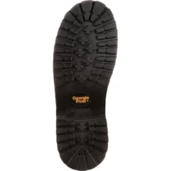 Men's Brown Georgia Boot Oiler Steel Toe Waterproof Work Boot Size 8.5(Wide)