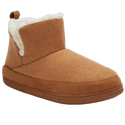 KingSize Men's Wide Width Faux Shearling Lined Comfort Slipper Boot - Image 3