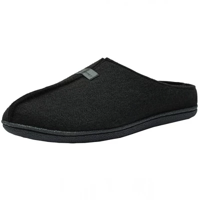 Alpine Swiss Bruce Mens Felt Faux Wool Clog Slippers Comfortable Slip On House Shoes - Image 6