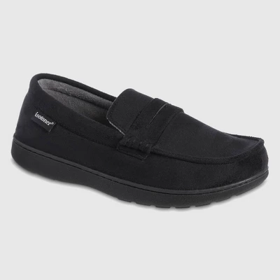 Isotoner Men's Microsuede Round Essentials Slippers - Image 5