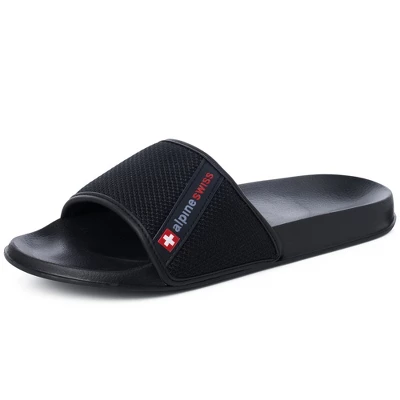 Alpine Swiss Mens Athletic Comfort Slide Sandals - Image 5