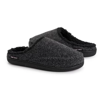 MUK LUKS Men's Faux Wool Clog Slippers - Image 4
