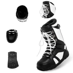 Alpine Swiss Mens Snowboard Boots Winter Snow Boots