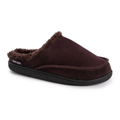 MUK LUKS Men's Faux Suede Clog Slippers - Image 9
