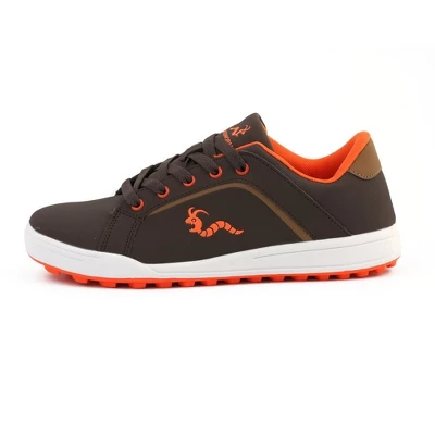 Woodworm Golf Surge V3 Mens Golf Shoes Brown/Orange - Image 2