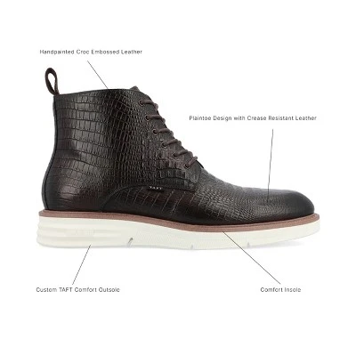 TAFT 365 Men's Model 009 Plain-toe Lace-up Boot - Image 7