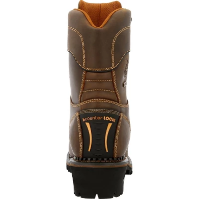 Men's Georgia Boot AMP LT Logger Composite Toe Insulated Waterproof Work Boot - Image 3
