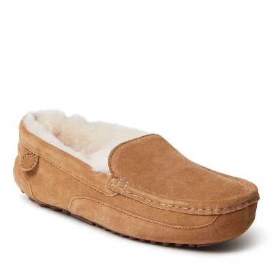 Fireside By Dearfoams Men's Melbourne Genuine Shearling Moccasin - Image 7