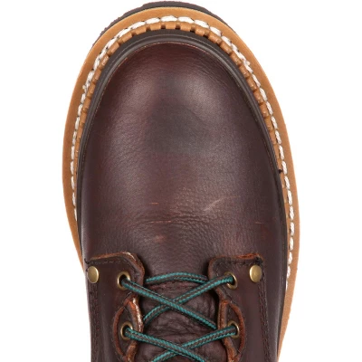 Men's Brown Lehigh Safety Shoes Steel Toe Work Boot Size 6(Wide) - Image 5