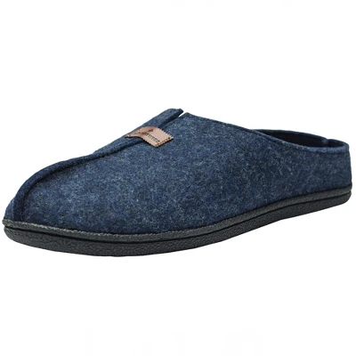 Alpine Swiss Bruce Mens Felt Faux Wool Clog Slippers Comfortable Slip On House Shoes - Image 8