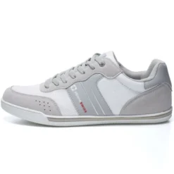 Alpine Swiss Liam Mens Fashion Sneakers Suede Trim Low Top Lace Up Tennis Shoes