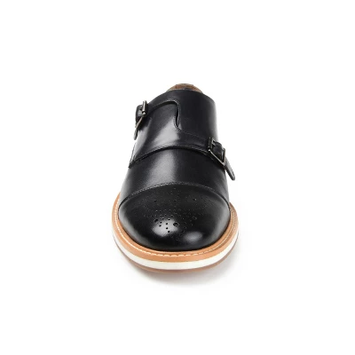 Thomas & Vine Ransom Cap Toe Monk Strap Dress Shoe - Image 5